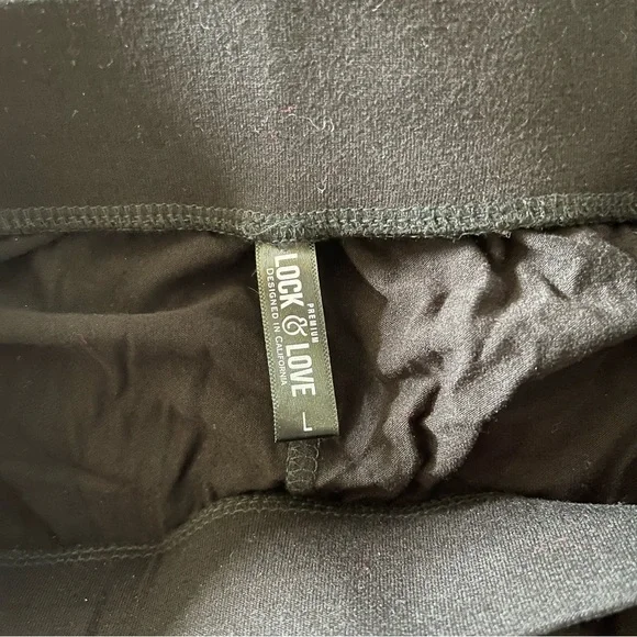 Women's Black Stretchy Maxi Skirt - Picture 3 of 6